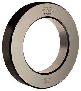 Mitutoyo Metric Steel Setting Ring, 90mm - 177-148