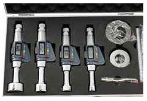 Precise Electronic 3 Point Internal Micrometer Set, 0.787-1.968"/20-50mm - 303-265