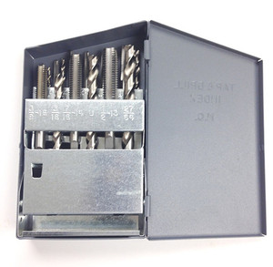 Precise 18 Piece #6 - 1/2" HSS Tap & Drill Combo Set - 1011-0018