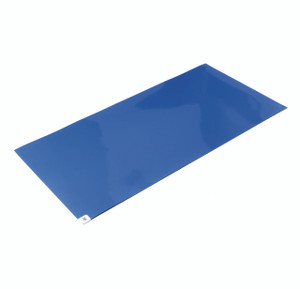 Wearwell Clean Room Mat Blue, 18in x 36in, 4 mats per case - 30 sheets per mat - 095.18X36BL