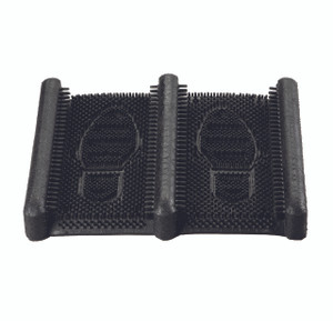 Wearwell The Mud Chucker Black w/ Pliable Scraping Rubber Fingers Boxed, 2 3/16in x 12 3/8in x 15 1/4in - 229.2.2X12.4X15.25