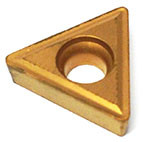 Precise TCMT-32.52 ASA TiN Coated Positive Rake Carbide Insert (Pack of 10) - 6004-9032
