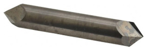 Accupro Double End 2-Flute Solid Carbide 90° End Chamfer Mill, 1/2" Size, 3" OAL - 37-308-4