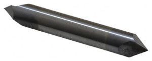 Accupro Double End 2-Flute TiCN Coated 90° End Chamfer Mill, 3/8" Size, 2-1/2" OAL - 37-313-4