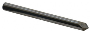 Accupro Single End 2-Flute Solid Carbide 90° End Chamfer Mill, 3/16" Size, 2" OAL - 37-325-8