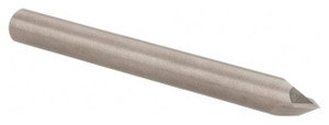 Accupro Single End 2-Flute Solid Carbide 90° End Chamfer Mill, 1/4" Size, 2-1/2" OAL - 37-326-6