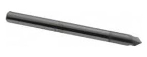 Accupro Single End 2-Flute TiCN Coated 90° End Chamfer Mill, 1/8" Size, 1-1/2" OAL - 37-334-0
