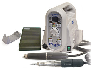 Foredom Dual Handpiece Kit, Brushless 3/32" Collet Rotary + Hammer Handpiece - K.1053