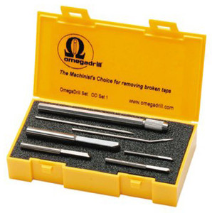 Omegadrill Carbide Broken Tap Remover OD-SET1 - 97-320-6