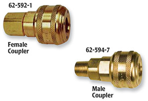 Coilhose Pneumatics Automatic "One Handed" Couplers