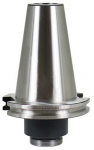 Precise CAT 50 1-1/2"-18 V-Flange Threaded Boring Head Adapter - 202-026-1