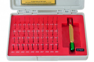 Precise .011-.060" Minus Black Oxide Steel Pin Gage Set  - 303-501M0A