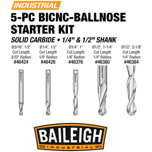 Baileigh BICNC-Ball Nose Starter Kit - BA9-1225139