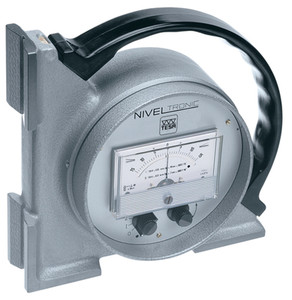 Tesa NIVELTRONIC Electronic Level w/ Analog Display & Integrated Galvanometer, Square Base - 03130060