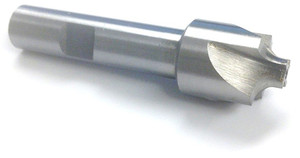 Precise High Speed Steel Corner Rounding End Mill, 1/8 x 1/2" - 5800-4040