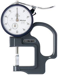 Mitutoyo Groove Thickness Measurement Gage, 0-10mm Range - 7315