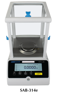 Adam Solis Analytical and Semi-Micro Balances, 310g Capacity - SAB-314e