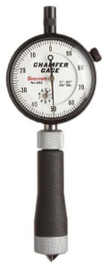 Starrett Dial Internal Chamfer Gage 683-2Z, 0 - 1/2" Capacity, 0 - 90° Angle Range