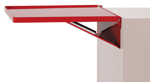 Kennedy Fold-Away Cabinet Shelf, Industrial Red - DS1R