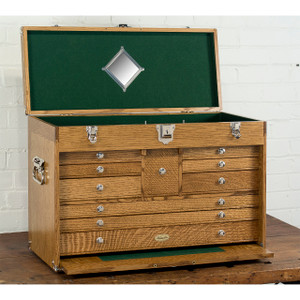 Gerstner 10-Drawer Journeyman Top Chest GO2610, Golden Oak