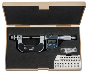 Mitutoyo Gear Tooth Micrometer, 0-1"/0-25mm - 324-351-30