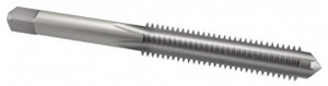 Interstate HSS Left Hand Plug Tap, 1/4-28 Thread, H3 - 74-987-9