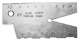 Precise 29º Acme Screw Thread Gage - 4901-0031