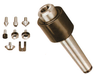 Precise 3 MT Morse Taper High Performance Heavy Duty CNC Interchangeable Live Center Set - 202-561-1