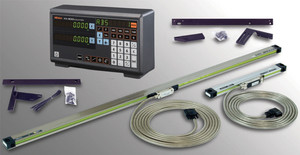 Mitutoyo Digital Readout DRO 2-Axis Lathe Package, 12" x 40" - 64PKA046C Mitutoyo Digital Readout DRO 2-Axis Lathe Package, 12" x 40" - 64PKA046C