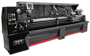 JET Elite Clutch Lathe EGH-21120, 21" x 120" with ACU-RITE 203 DRO & Taper Attachment - 892654