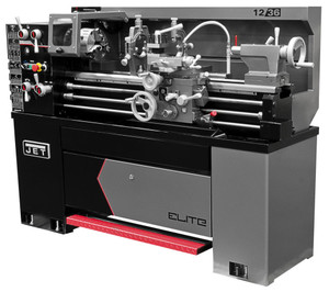 JET Elite EVS Lathe E-1236VS, 12" x 36" with ACU-RITE 203 DRO & Taper Attachment - 892304