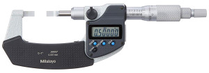 Mitutoyo Digital Blade Micrometer, 0-1"/0-25.4mm, Type A - 422-330-30