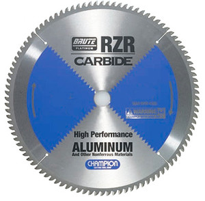 Champion Tool RZR Circular Saw Aluminum Cutting Blade, 14” Dia. - RZR-14-100-NF