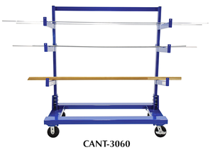 Vestil Portable Cantilever Cart, 30"x 60-9/16"x 64-11/16" - CANT-3060