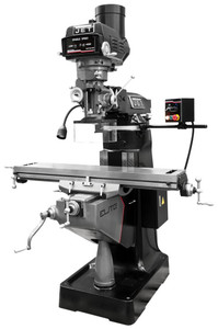 JET Elite 9" x 49" Variable Speed Mill ETM-949 with 3-Axis (Quill) Newall DP700 DRO & JET X-Axis Powerfeed - 894159