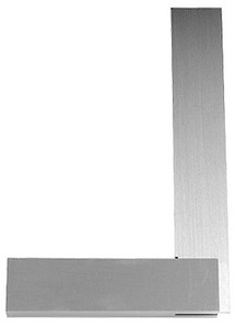 Precise 12” x 8" Machinist Steel Square - 4901-1208