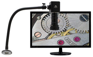 Aven AutoFlex Video Inspection System with 1080p Auto Focus Camera and FlexArm Stand, Magnetic Base, 64GB USB Drive - 26700-120