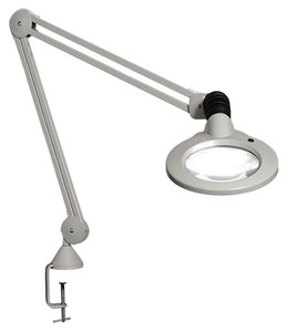 Luxo KFM LED T45 Magnifying Task Light, 45" Arm Length, 2.25X Magnification - KFL026024