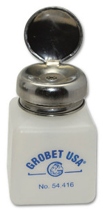 Grobet USA Liquid Dispenser Bottle, Flat Nozzle 10 Holes - 54.416