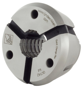 Lyndex-Nikken Series 42 Serrated Quick Change Flex Collet, 1-1/2" - QCFC42-096-SER