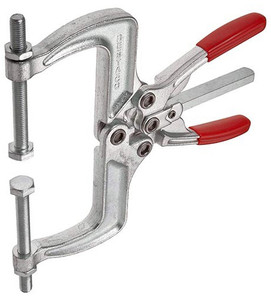 Destaco Squeeze Action Clamp, 2-9/16" Throat Depth - 486-1