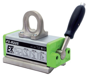 Industrial Magnetics FXR Permanent Rare-Earth Lifting Magnet for Round Material, 1650 lbs./750 kg. Load Limit - FXR1650