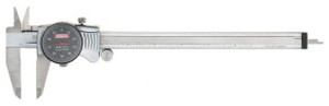 SPI Dial Caliper, Extra Smooth Movement, 0-8", Black Dial - 17-990-3