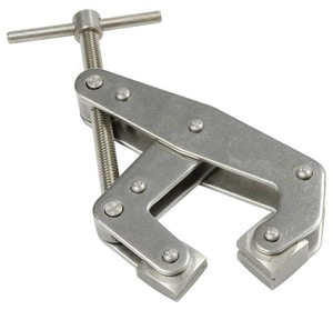 Kant Twist Cantilever Clamp, Stainless Steel w/ Weaver-Grip, 3" Jaw Capacity - K030TSW