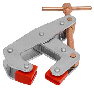 Kant Twist Cantilever Clamp, Polyurethane Jaws w/ Weaver-Grip, 4-1/2" Jaw Capacity - K045TUDW