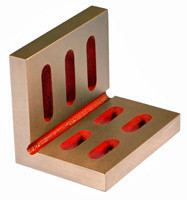 Suburban Slotted Angle Plate, Open End, Machined Finish, 8" x 6" x 5" - SAO-080605