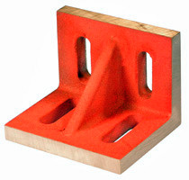 Suburban Slotted Angle Plate, Webbed, Ground Finish, 4-1/2" x 3-1/2" x 3" - SAW-040303-G