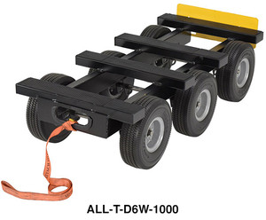 Vestil 6 Wheel All Terrain Dolly - ALL-T-D6W-1000