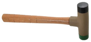 Lixie Dead Blow Mallet with Hickory Handle #125L-MH, Aluminum Head, 1-1/4" Face Diameter, 14 oz. Head Weight - 66-482-1