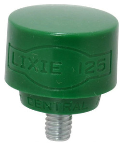 Lixie Replacement Hammer Tip #125M, Green Medium Face, 1-1/4" Diameter - 66-494-6